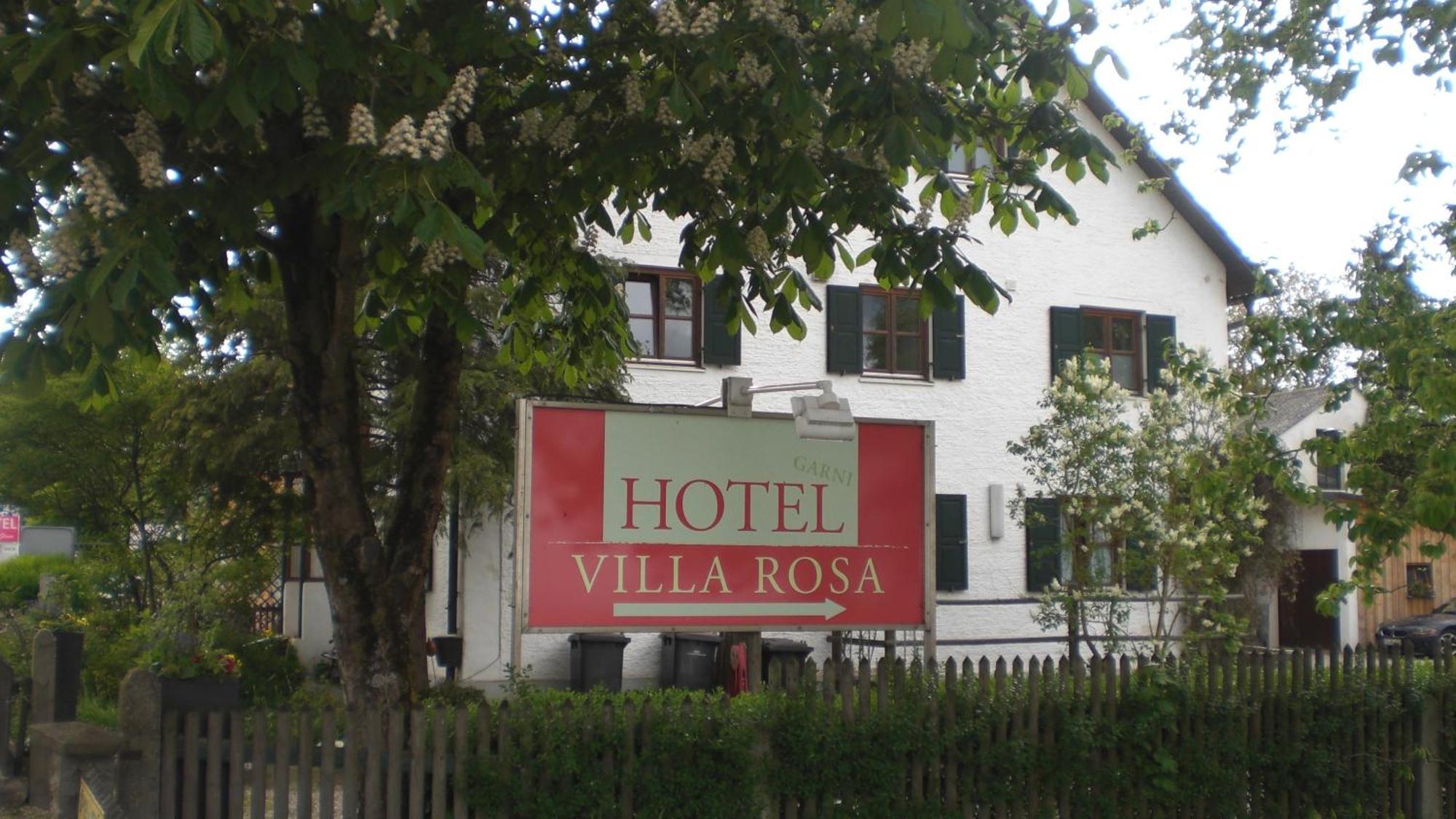 Hotel Villa Rosa Allershausen Exterior foto